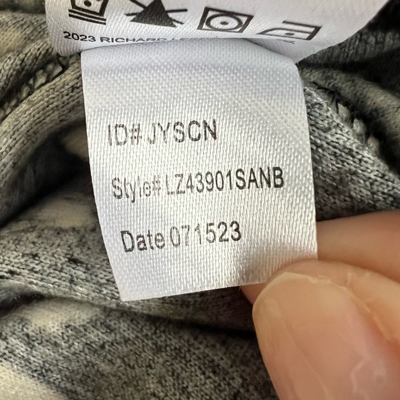 Nightmare Before Christmas Jack Skellington Santa Hat Fleece Pajama Top Size 3X - Picture 10 of 10